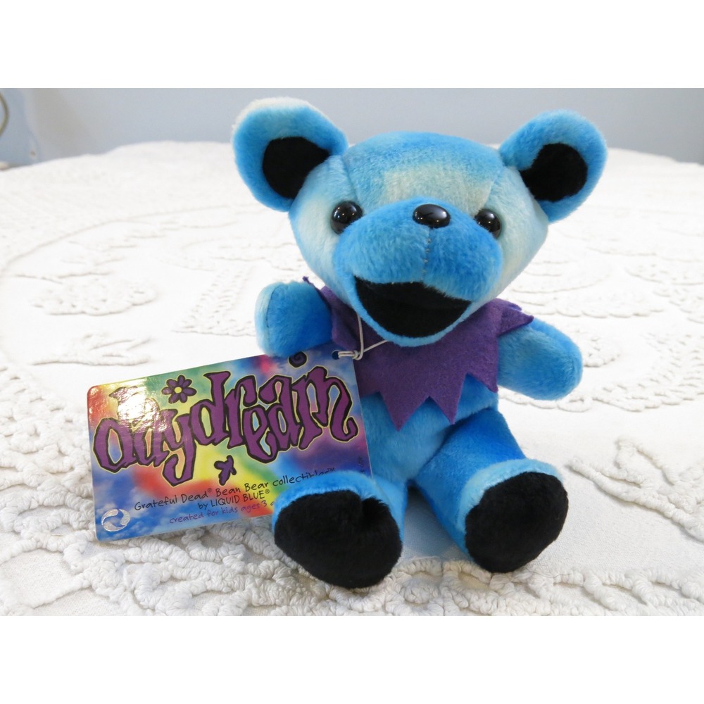 Grateful Dead Liquid Blue Daydream Bean Bear 6/10/94 Cal Expo Plush Toy NWT